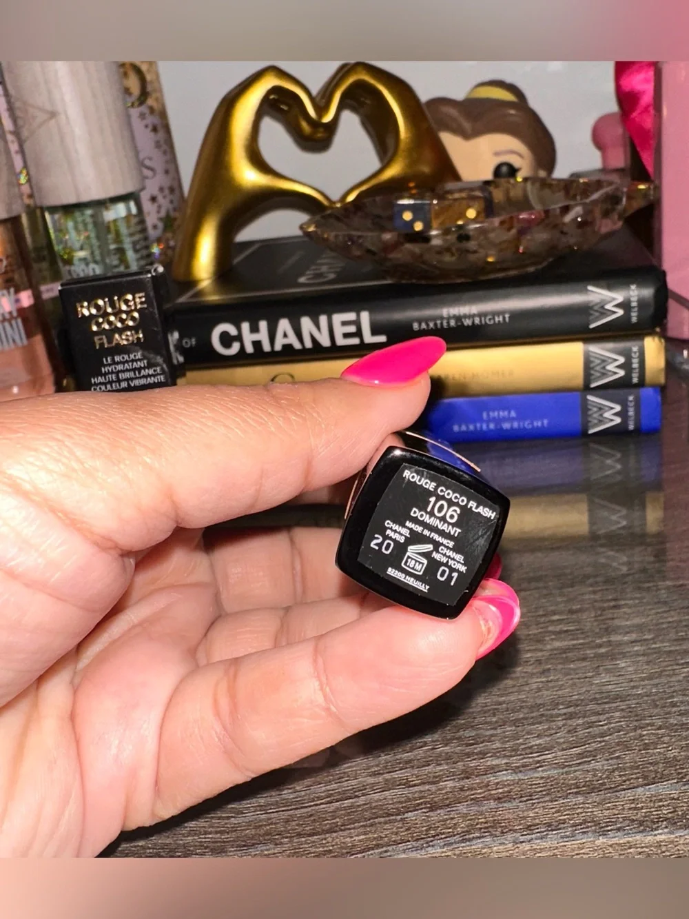 CHANEL ROUGE COCO FLASH Hydrating Vibrant Shine Lip Colour 106 Dominant $53